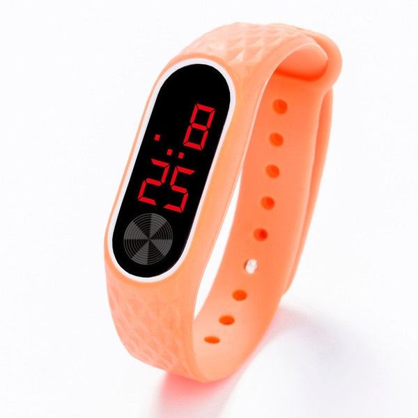 LED Fashion Digital Display Bracelet Watch Ladies & Men Silica Gel Sports Watch Relogio Feminino Masculino