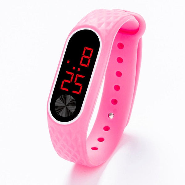 LED Fashion Digital Display Bracelet Watch Ladies & Men Silica Gel Sports Watch Relogio Feminino Masculino