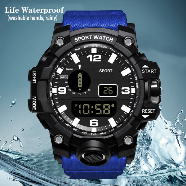 Men Sport Casual Digital Watches HONHX Luxury Mens LED Watch Date Sport Men Outdoor Electronic Watch Relogio Masculino reloj