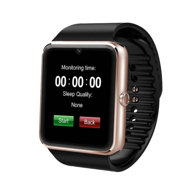 Digital LCD Watch Card Bluetooth 3.0 GT08 Wear Watch Multi-Language Health Monitoring Sports Wristband for Android phone only